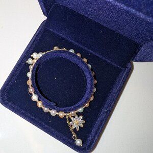 Pink Freshwater Pearl Bracelet